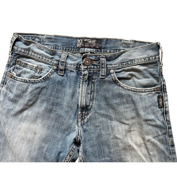 Mens Silver Zac Jeans - W34 L32 - 100% Cotton - see pics and description - Picture 12 of 16